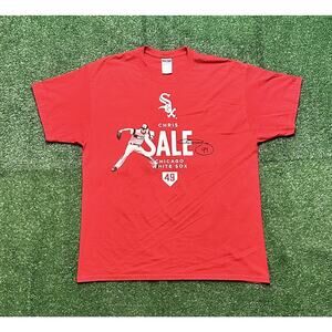 Vintage Y2K MLB Chicago White Sox Chris Sale Baseball Shirt
